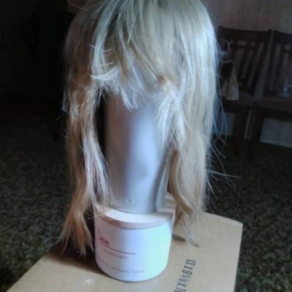 Hair Mama Human Hair Topper, Light/medium blonde